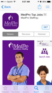 MedPro Hot Jobs App Store