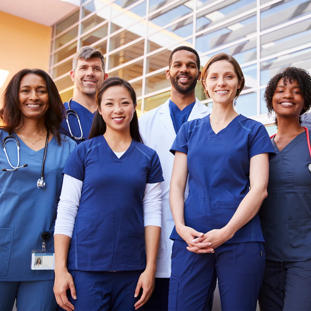 traveling medical professional group picture image
